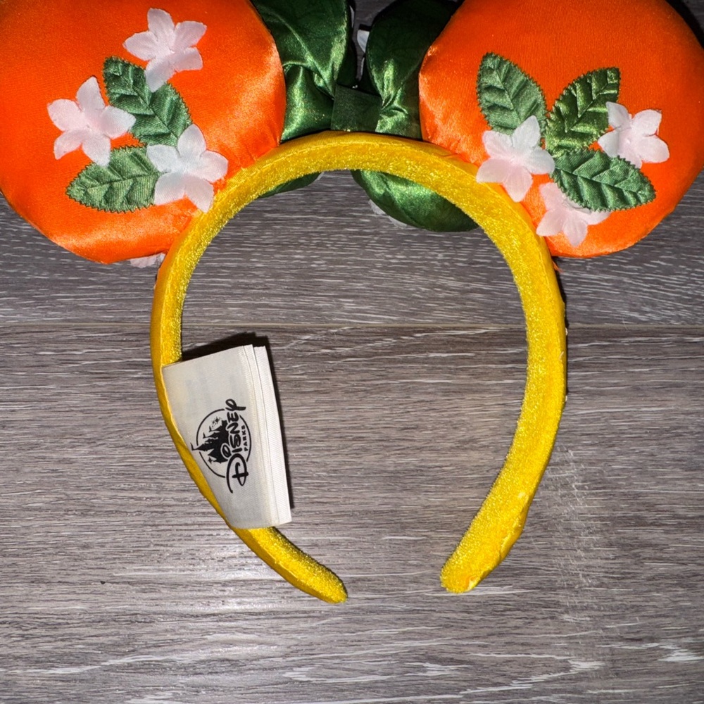 Disney Epcot Flower and Garden Festival Orange Bird Ears Headband - Picture 9 of 10